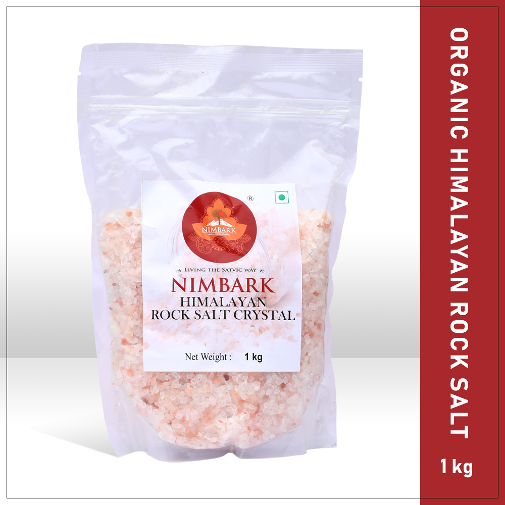 Nimbark Organic Rock Salt Crystal 1kg Nimbark Foods